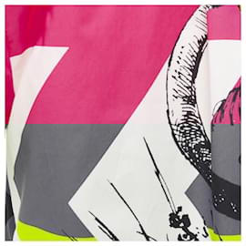 Dior-Christian Dior D-Jungle Pop Tiger print poplin short sleeve shirt-Pink