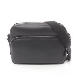 Alfred Dunhill Dunhill Black Leather Shoulder Bag Black