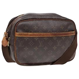 Louis Vuitton-LOUIS VUITTON Monogram Reporter PM Shoulder Bag M45254 LV Auth 92000-Monogram