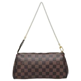 Louis Vuitton-LOUIS VUITTON Damier Ebene Eva Shoulder Bag 2way N55213 LV Auth 91933-Other
