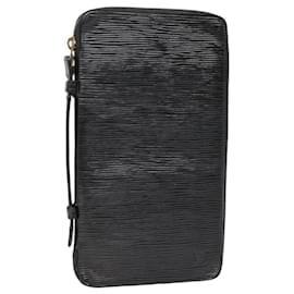 Louis Vuitton-LOUIS VUITTON Epi Organizer De Voyage Travel Case SPO Black LV Auth am7001-Black