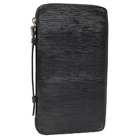 LOUIS VUITTON Epi Reiseorganizer Reisetasche SPO Schwarz LV Auth am7001 Schwarz