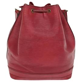 Louis Vuitton-LOUIS VUITTON Epi Noe Shoulder Bag Red M44007 LV Auth 92569-Red