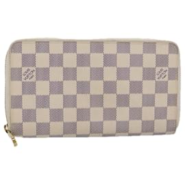 Louis Vuitton-LOUIS VUITTON Damier Azur Zippy Organizer Long Wallet N60012 LV Auth 92425-Other