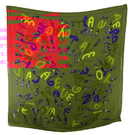 Louis Vuitton-Silk square-Red