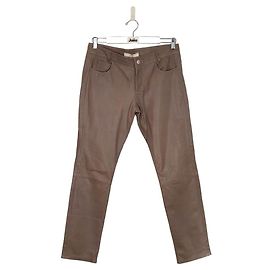 Vanessa Bruno Slim leather pants Brown