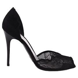Armani Black heels Black