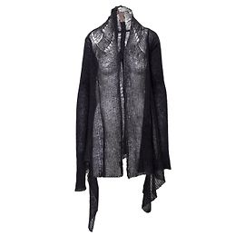 Offener Pullover Rick Owens Schwarz