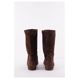 Prada-Suede boots-Brown