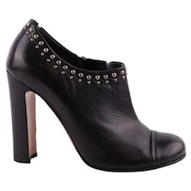 Prada-Leather boots-Black