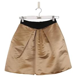 Dolce & Gabbana-Gold mini skirt-Golden