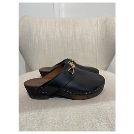 Céline Mule e zoccoli CELINE T.EU 38 Pelle Nero