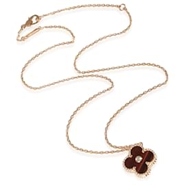 Van Cleef & Arpels-Van Cleef & Arpels Limited Edition Alhambra Pendant Necklace in 18k Rose Gold-Other