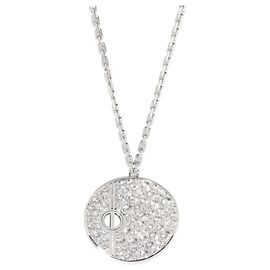 Cartier Diamond & Black Ceramic Love Pendant (White Gold) Other
