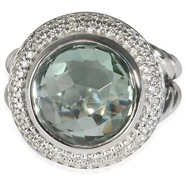 Anello Cerise Prasiolite David Yurman in argento sterling 0,75 CTW Altro
