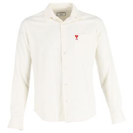 Camisa de manga larga con botones Ami De Coeur en algodón blanco Blanco