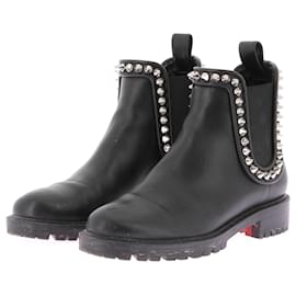 Christian Louboutin-CHRISTIAN LOUBOUTIN  Ankle boots T.EU 37 Leather-Black