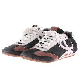 LOEWE Baskets T.EU 37 Cuir Noir