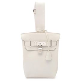 Hermès Kelly Hac A Dos PM en Togo blanco Blanco Blanco roto