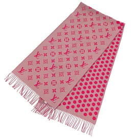 Sciarpa Monogram Dot Louis Vuitton Fuschia