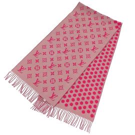Louis Vuitton Monogram Dot Schal Fuschia