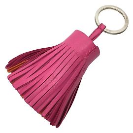 Hermès Chaveiro bicolor Hermes Carmen Rosa Laranja
