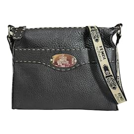 Fendi-Sac à épaule Fendi Selleria-Marron