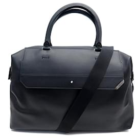 Montblanc-NINE MONTBLANC URBAN SPIRIT 114660 SHOULDER TRAVEL BAG-Black