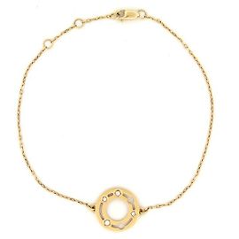 DINH VAN PULSE BRACELET 328611 IN 18K YELLOW GOLD 15-17 1.8 GR STRAP BANGLE Golden