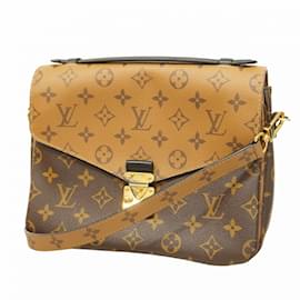 Louis Vuitton-Louis Vuitton Monogram Reverse Pochette Metis MM-Brown
