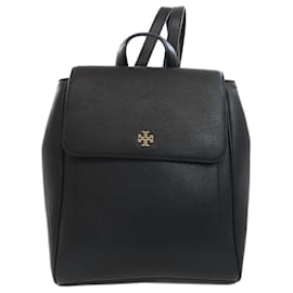 Tory Burch Black Leather Backpack Black