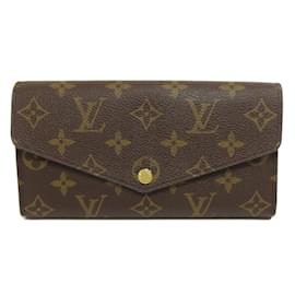 Louis Vuitton-Louis Vuitton M60531 Portefeuille Sarah Long Wallet-Brown,Monogram