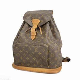 Louis Vuitton-Louis Vuitton Monogram Montsouris GM Backpack-Brown