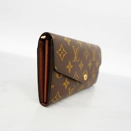 Louis Vuitton-Louis Vuitton Long Wallet Monogram Portefeuille Sarah M60531-Brown