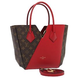 LOUIS VUITTON Monogram Kimono PM Handtasche Rot M41856 LV Auth 89974SA Rot