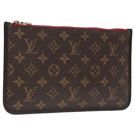 LOUIS VUITTON Monogram Neverfull MM Pouch Accessory Pouch LV Auth 90022 Monogram