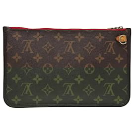 Louis Vuitton-LOUIS VUITTON Monogram Neverfull MM Pouch Accessory Pouch LV Auth 90022-Monogram