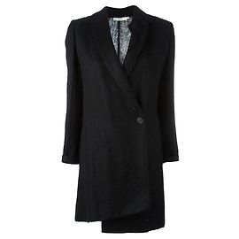 Romeo Gigli Black Wool Coat - 2000s Black