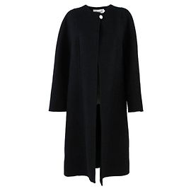 Mila Schön Black Wool Coat Black