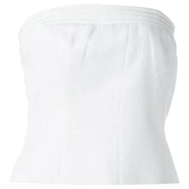 Autre Marque Top de algodón blanco Jean-Louis Scherrer Blanco