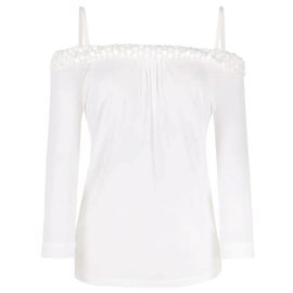 Weiße Paillettenbluse von Gianfranco Ferré Weiß