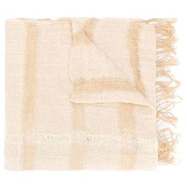 Bufanda de algodón beige Issey Miyake Beige