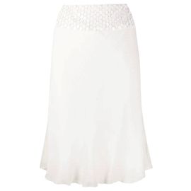 Gianfranco Ferré White Sequined Skirt White