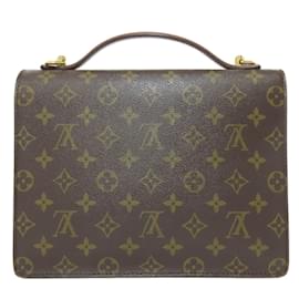 Louis Vuitton-Louis Vuitton Monceau Handbag-Brown,Monogram