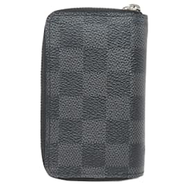 Louis Vuitton-Louis Vuitton Damier Graphite Coin Purse-Damier ebene