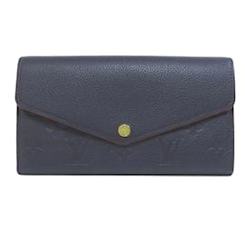 Louis Vuitton-Louis Vuitton M62125 Portefeuille Sarah Long Wallet-Navy blue