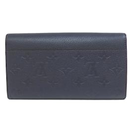 Louis Vuitton-Louis Vuitton M62125 Portefeuille Sarah Long Wallet-Navy blue