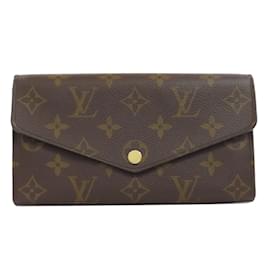 Louis Vuitton-Louis Vuitton M60531 Portefeuille Sarah Long Wallet-Brown,Monogram