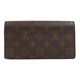 Louis Vuitton-Louis Vuitton M60531 Portefeuille Sarah Long Wallet-Brown,Monogram