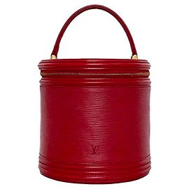 Bolsa Vanity Louis Vuitton em vermelho castelhano Vermelho
